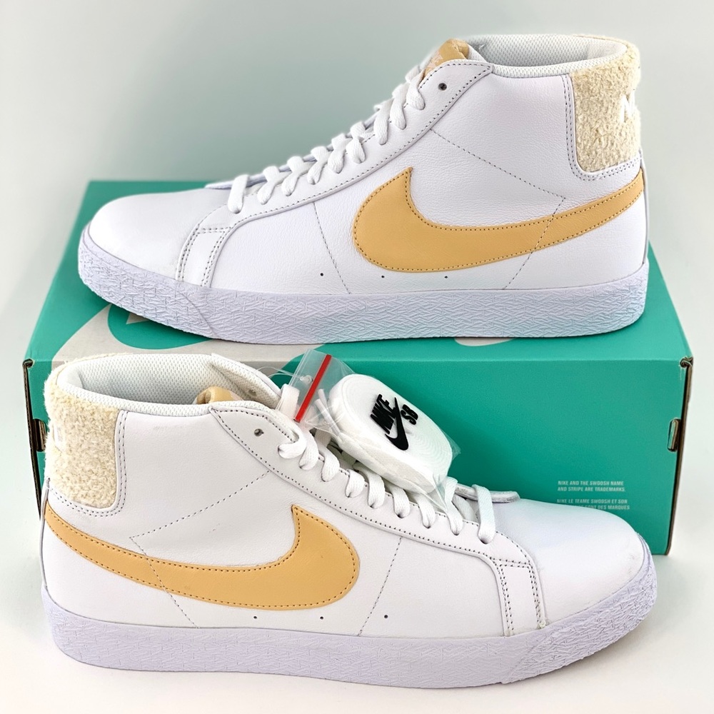 Nike SB Blazer Mid Premium Sneakers Core Gold